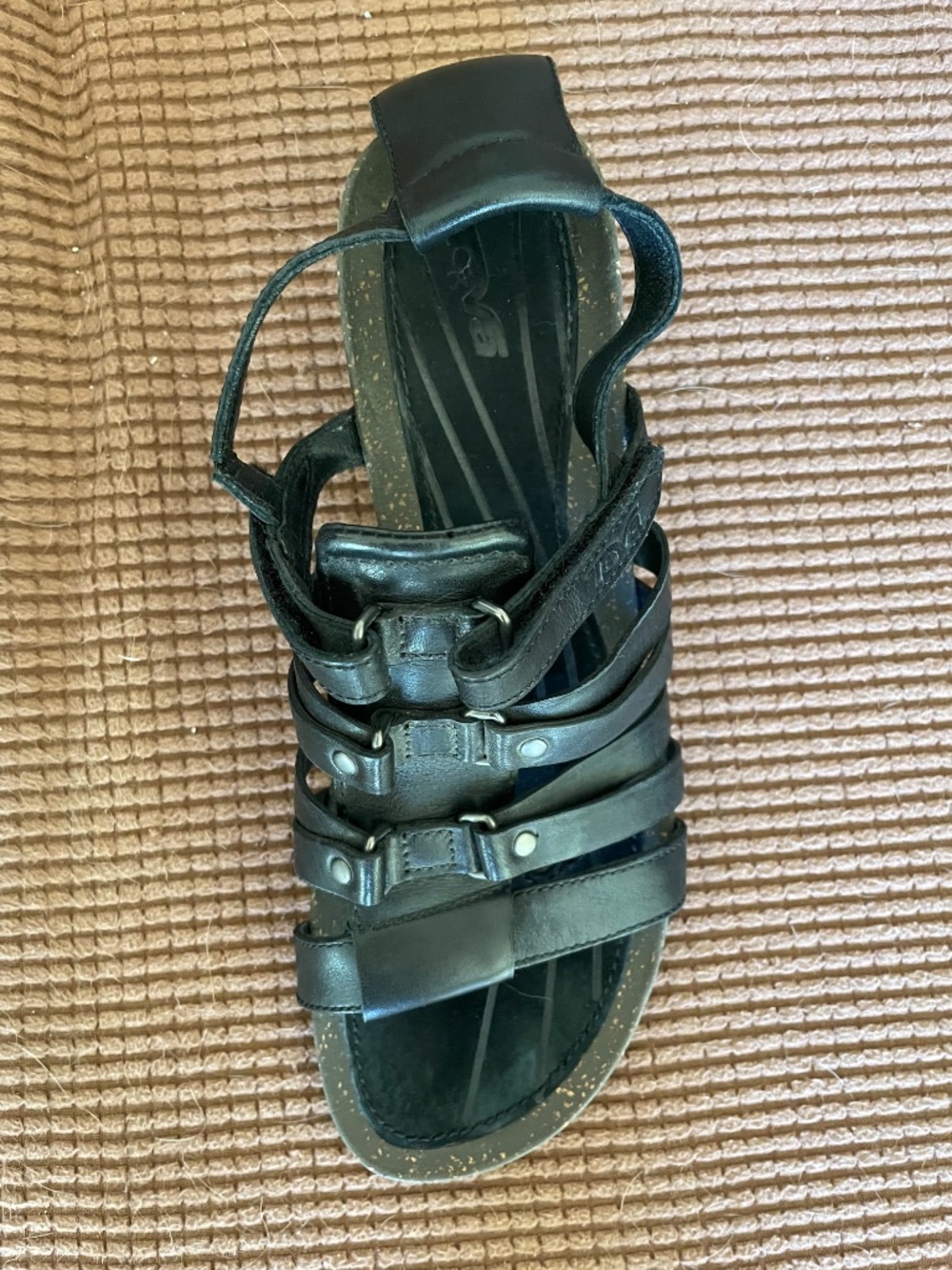 PRICE DROP! TEVA Cabrillo Wedge Heel Leather Sandals - Size 9.5 - Picture 4 of 12